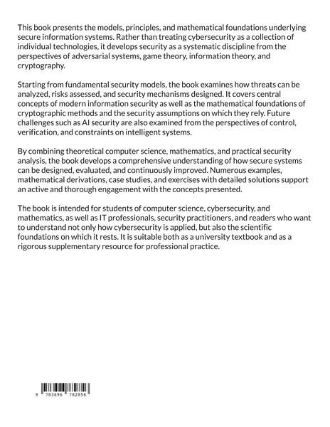 Produktbild: Theory of Cybersecurity