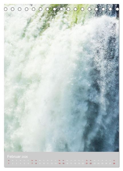 Produktbild: Gigantische Victoria Falls (Tischkalender 2026 DIN A5 hoch), CALVENDO Monatskalender