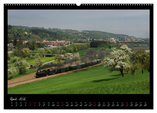 Produktbild: Faszination Dampflokomotive (hochwertiger Premium Wandkalender 2026 DIN A2 quer), Kunstdruck in Hochglanz
