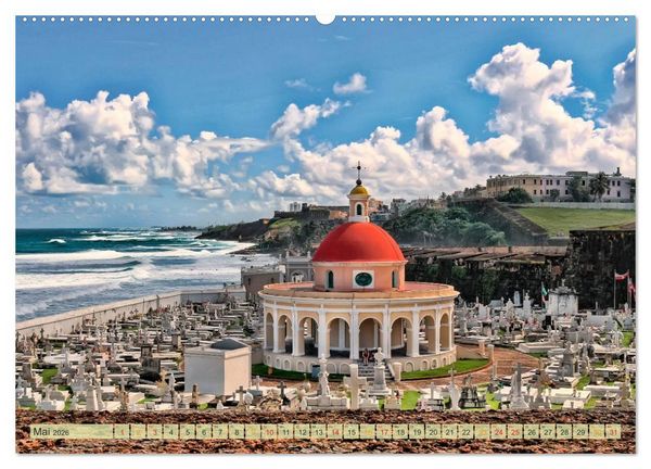 Produktbild: Die gro&szlig;en Antillen - Puerto Rico (Wandkalender 2026 DIN A2 quer), CALVENDO Monatskalender