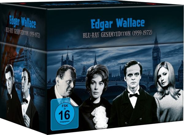 Produktbild: Edgar Wallace - Gesamtedition (1959-1972) (+ Bonus-DVD) [34 BRs]
