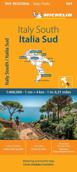 Produktbild: Italy South - Michelin Regional Map 564
