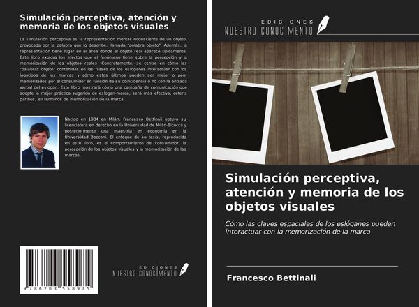 Produktbild: Simulaci&oacute;n perceptiva, atenci&oacute;n y memoria de los objetos visuales