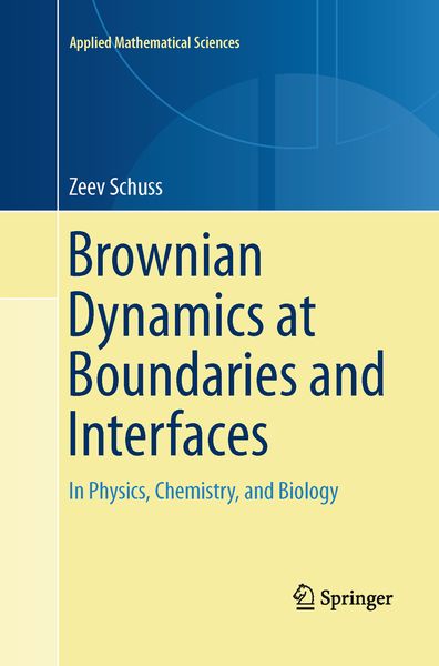 Produktbild: Brownian Dynamics at Boundaries and Interfaces