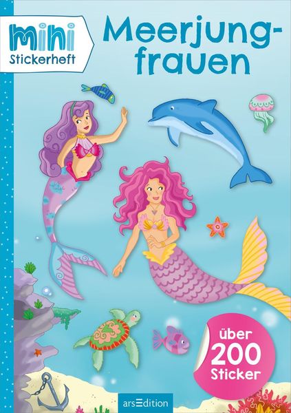 Produktbild: MINI-Stickerheft &ndash; Meerjungfrauen