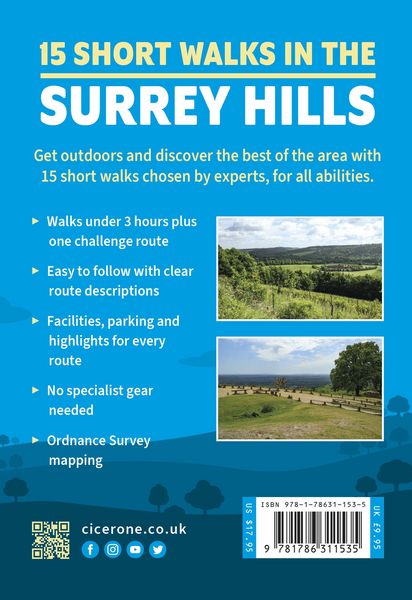 Produktbild: 15 Short Walks in the Surrey Hills
