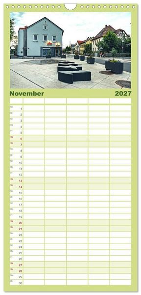 Produktbild: Familienplaner 2027 - Bad Staffelstein - Gottesgarten am Obermain mit 5 Spalten (Wandkalender, 21 x 45 cm) CALVENDO