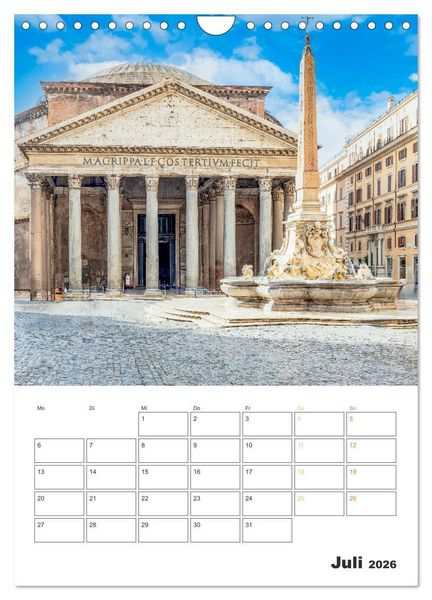 Produktbild: Rom - Kunst, Kultur und Geschichte (Wandkalender 2026 DIN A4 hoch), CALVENDO Monatskalender