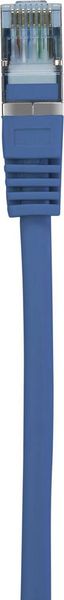 Produktbild: Renkforce RF-5056418 RJ45 Patchkabel CAT 6a S/FTP 20.00 m Blau mit Rastnasenschutz, Flammwidrig 1 St.