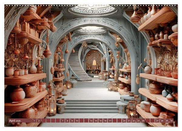 Produktbild: Die Kunst des Verirrens (Wandkalender 2026 DIN A2 quer), CALVENDO Monatskalender