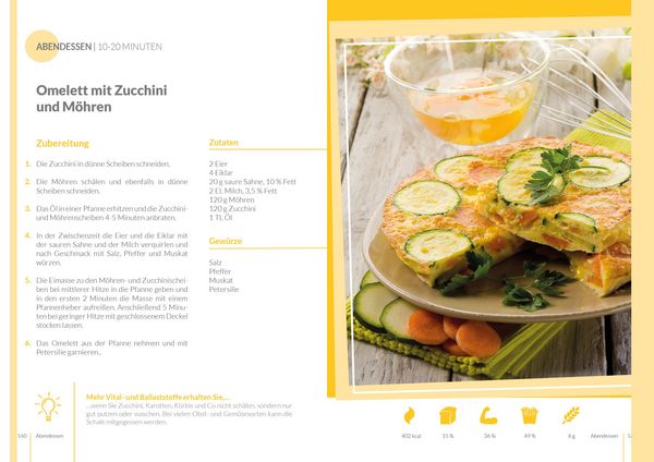 Produktbild: Vegetarische Di&auml;t - Ern&auml;hrungsplan zum Abnehmen f&uuml;r 30 Tage