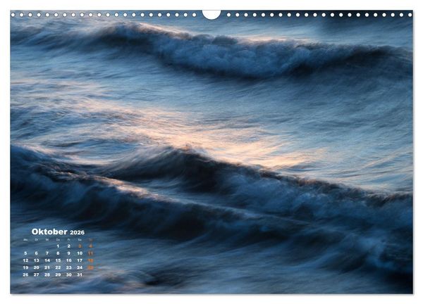 Produktbild: ... wie kleine Wellen tanzen ... (Wandkalender 2026 DIN A3 quer), CALVENDO Monatskalender