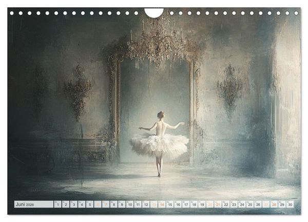 Produktbild: Im Pas de Deux mit der Stille (Wandkalender 2026 DIN A4 quer), CALVENDO Monatskalender