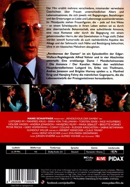 Produktbild: Rendezvous der Damen / Starbesetzter Episodenfilm von Edgar-Wallace-Regielegende Alfred Vohrer (Pidax Film-Klassiker)