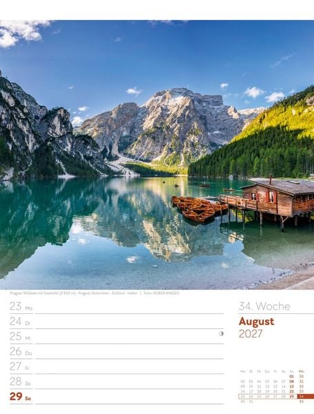 Produktbild: Faszination Alpenwelt Wochenplaner Kalender 2027