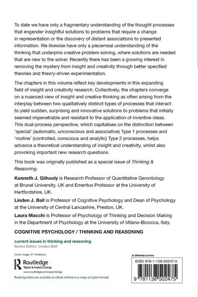 Produktbild: Insight and Creativity in Problem Solving