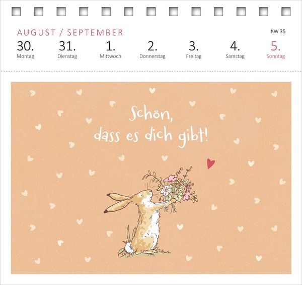 Produktbild: Postkartenkalender Wei&szlig;t du eigentlich, wie lieb ich dich hab? 2027