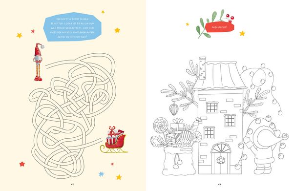 Produktbild: Mein R&auml;tselbuch - Weihnachten bei den Wichteln