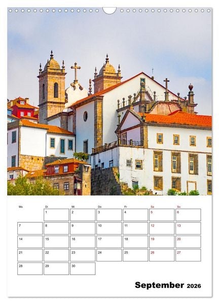 Produktbild: Porto - ein Traumreiseziel (Wandkalender 2026 DIN A3 hoch), CALVENDO Monatskalender
