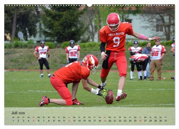 Produktbild: Sport. American Football (hochwertiger Premium Wandkalender 2026 DIN A2 quer), Kunstdruck in Hochglanz