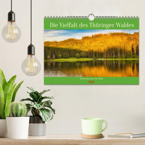 Produktbild: Die Vielfalt des Th&uuml;ringer Waldes (Wandkalender 2026 DIN A4 quer), CALVENDO Monatskalender