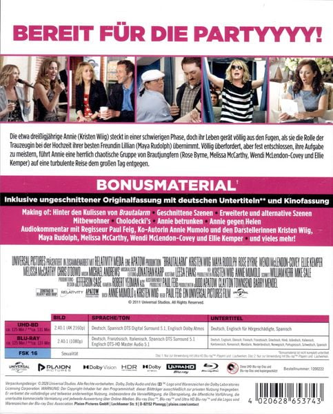Produktbild: Brautalarm (4K Ultra HD) (+ Blu-ray)