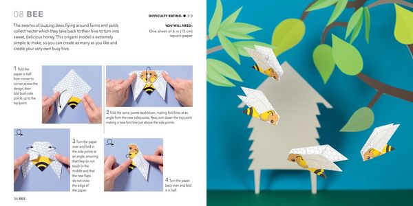 Produktbild: Origami Butterflies, Birds & Bees