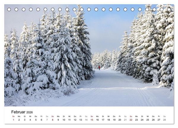 Produktbild: Sauerland - Land der tausend Berge (Tischkalender 2026 DIN A5 quer), CALVENDO Monatskalender