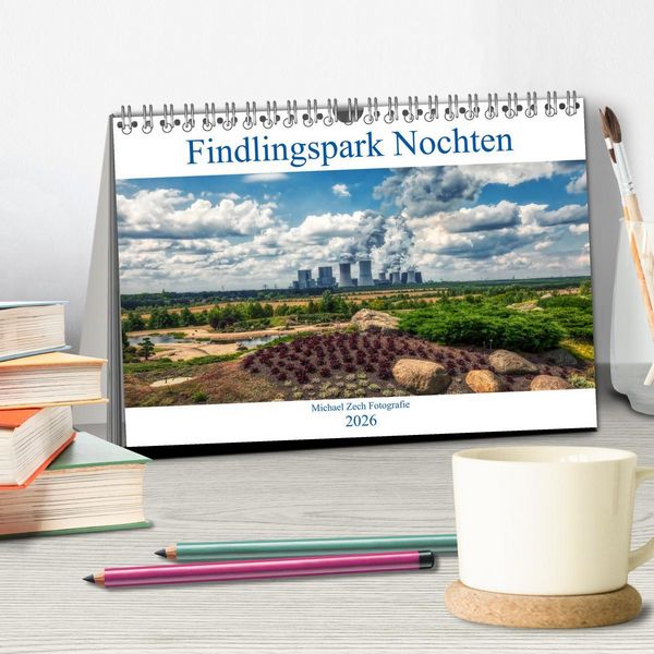 Produktbild: Der Findlingspark in der Lausitz (Tischkalender 2026 DIN A5 quer), CALVENDO Monatskalender