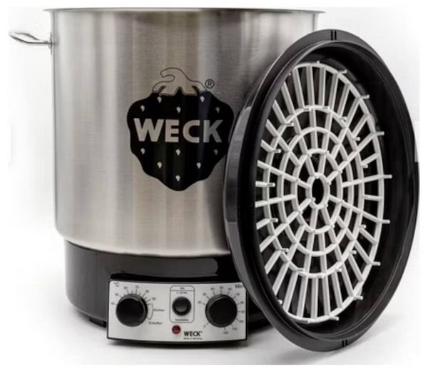 Produktbild: WECK WAT 25 Einkoch-/Hei&szlig;getr&auml;nkeautomat Edelstahl, Schwarz