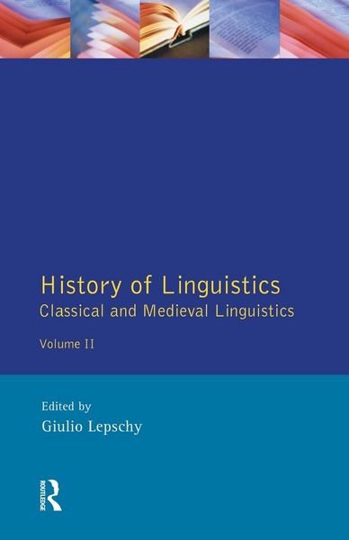 Produktbild: History of Linguistics Volume II