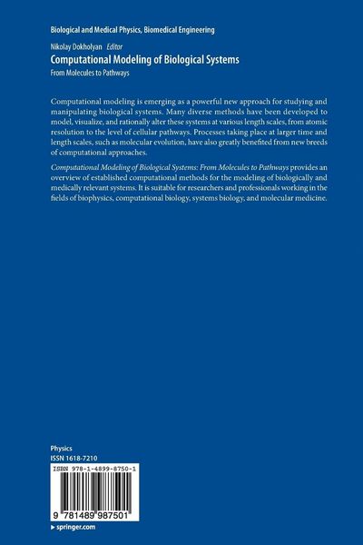 Produktbild: Computational Modeling of Biological Systems