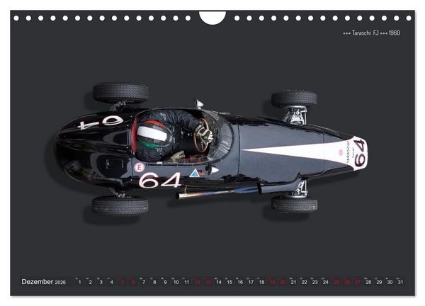 Produktbild: Legenden des Rennsports - Formel Junior 1955-1965 (Wandkalender 2026 DIN A4 quer), CALVENDO Monatskalender