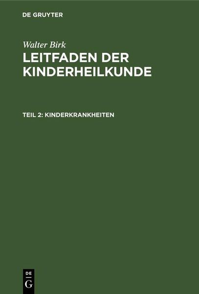 Produktbild: Kinderkrankheiten