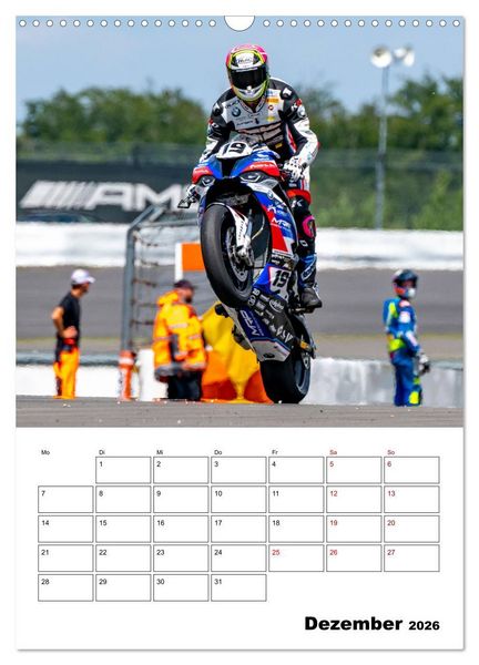 Produktbild: SuperBikes (Wandkalender 2026 DIN A3 hoch), CALVENDO Monatskalender