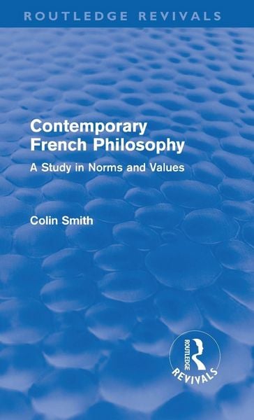 Produktbild: Contemporary French Philosophy (Routledge Revivals)