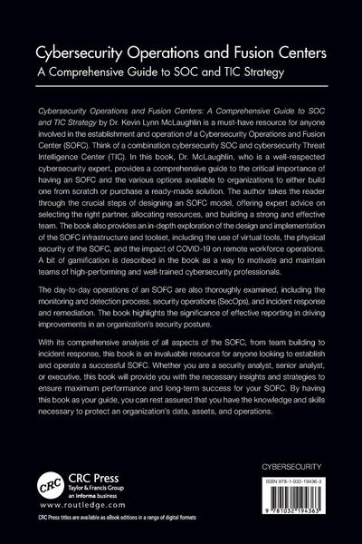 Produktbild: Cybersecurity Operations and Fusion Centers