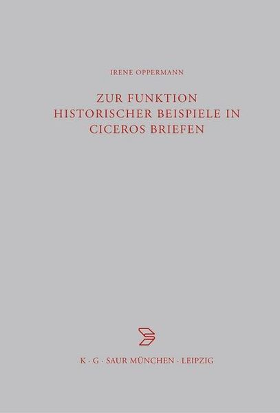 Produktbild: Zur Funktion historischer Beispiele in Ciceros Briefen