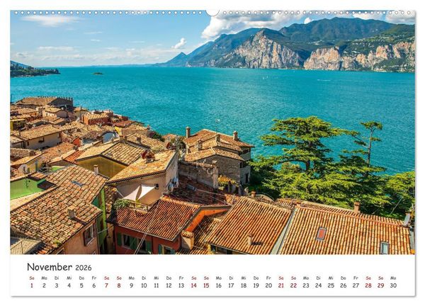 Produktbild: Malcesine am Gardasee (Wandkalender 2026 DIN A2 quer), CALVENDO Monatskalender
