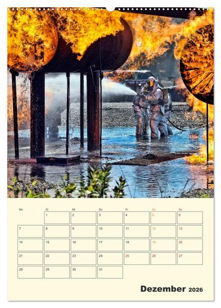 Produktbild: Feuerwehr - im Einsatz weltweit (hochwertiger Premium Wandkalender 2026 DIN A2 hoch), Kunstdruck in Hochglanz