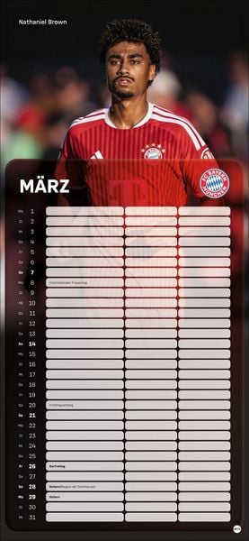 Produktbild: FC Bayern M&uuml;nchen Fanplaner 2027