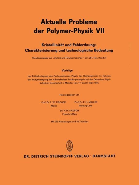 Produktbild: Kristallinit&auml;t und Fehlordnung: Charakterisierung und technologische Bedeutung
