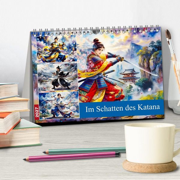 Produktbild: Im Schatten des Katana (Tischkalender 2027 DIN A5 quer), CALVENDO Monatskalender