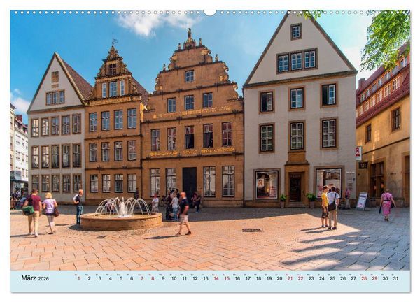 Produktbild: Bielefeld - Die freundliche Stadt am Teutoburger Wald (hochwertiger Premium Wandkalender 2026 DIN A2 quer), Kunstdruck in Hochglanz