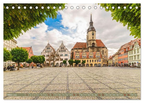 Produktbild: Domstadt Naumburg, eine der sch&ouml;nsten St&auml;dte Mitteldeutschlands (Tischkalender 2026 DIN A5 quer), CALVENDO Monatskalender