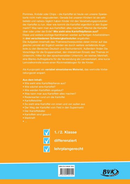 Produktbild: Themenheft Die Kartoffel