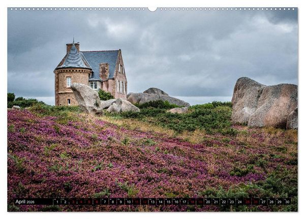Produktbild: Armorica - Bretagne, Land am Ende der Welt (hochwertiger Premium Wandkalender 2026 DIN A2 quer), Kunstdruck in Hochglanz