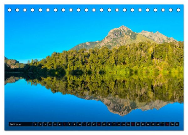 Produktbild: Patagonien und Feuerland (Tischkalender 2026 DIN A5 quer), CALVENDO Monatskalender