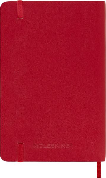Produktbild: Moleskine 12 Monate Tageskalender 2027, Pocket/A6, 1 Tag = 1 Seite, Weicher Einband, Scharlachrot