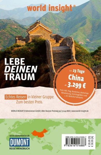 Produktbild: DUMONT Reise-Handbuch Reisef&uuml;hrer China
